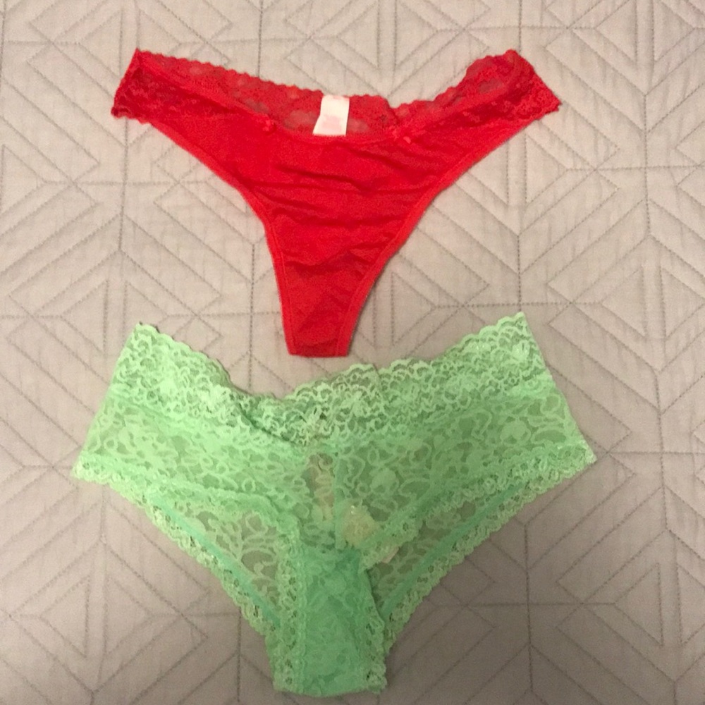 FINAL SALE M! Victoria Secret thong and Lacie
